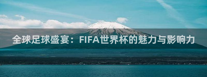 世界杯赛程表2026:全球足球盛宴:FIFA世界杯的魅力与影响力